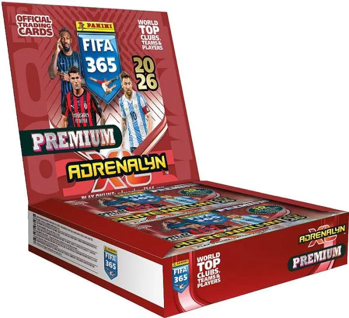 Panini Adrenalyn XL FIFA 365 Premium Booster Box Display (10-pack) 2026