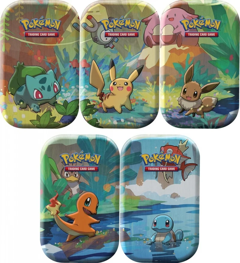 Pokemon Kanto Friends Mini Tin (2025 reprint)