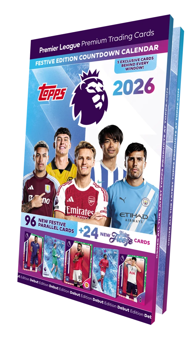 Topps Premier League 2025/2026 Festive Countdown Adventskalender