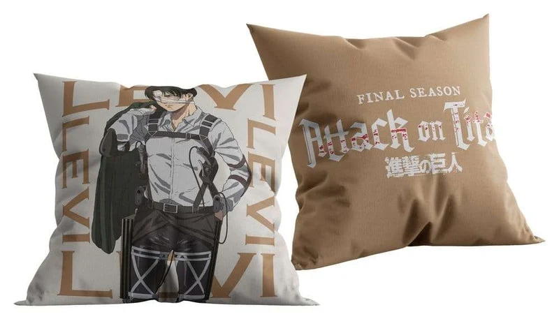Attack on Titan (Final Season) Prydnadskudde Levi 40 x 40 cm