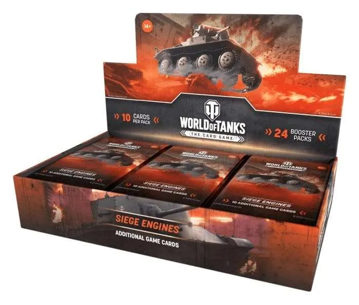 World of Tanks TCG Siege Engines Booster Display (24) – engelsk version