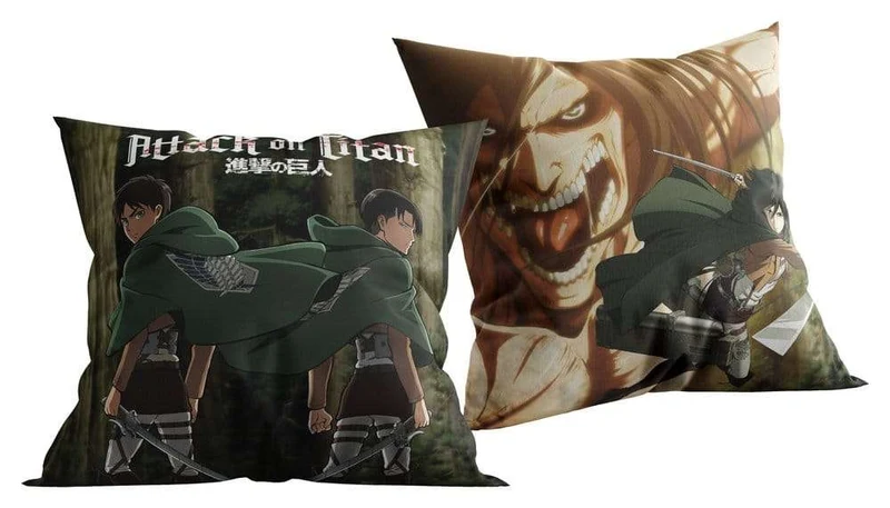 Attack on Titan Dekorativ kudde 40 x 40 cm