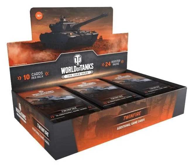 World of Tanks TCG Twinfire Booster Display (24) – engelsk version