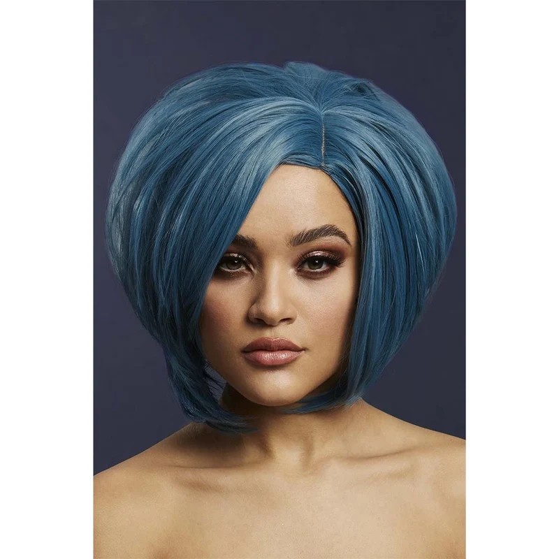 Peruk, Fever Savanna Wig True Blend Petrol Blue