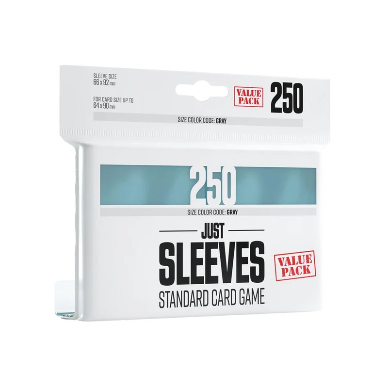 Gamegenic - Just Sleeves - Value Pack Clear (250 Sleeves)