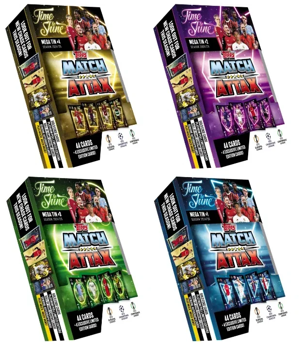 Topps Match Attax Champions League 2024/25 Mega tin - Fotbollskort (1st)