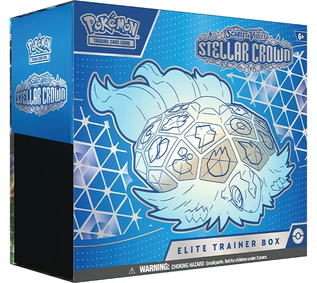 Pokemon Scarlet & Violet 7: Stellar Crown - Elite Trainer (9 boosters)