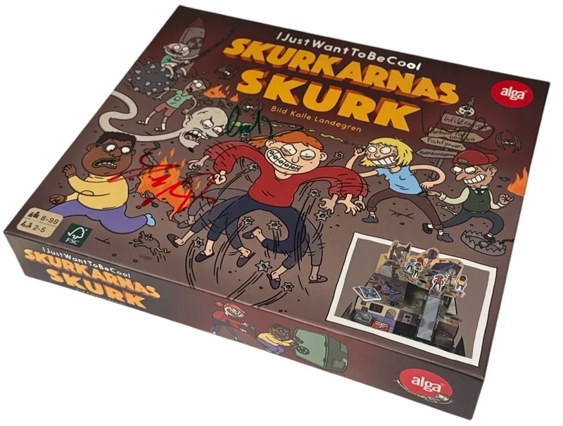 Skurkarnas Skurk (Svensk) Signerad av IJUSTWANTTOBECOOL