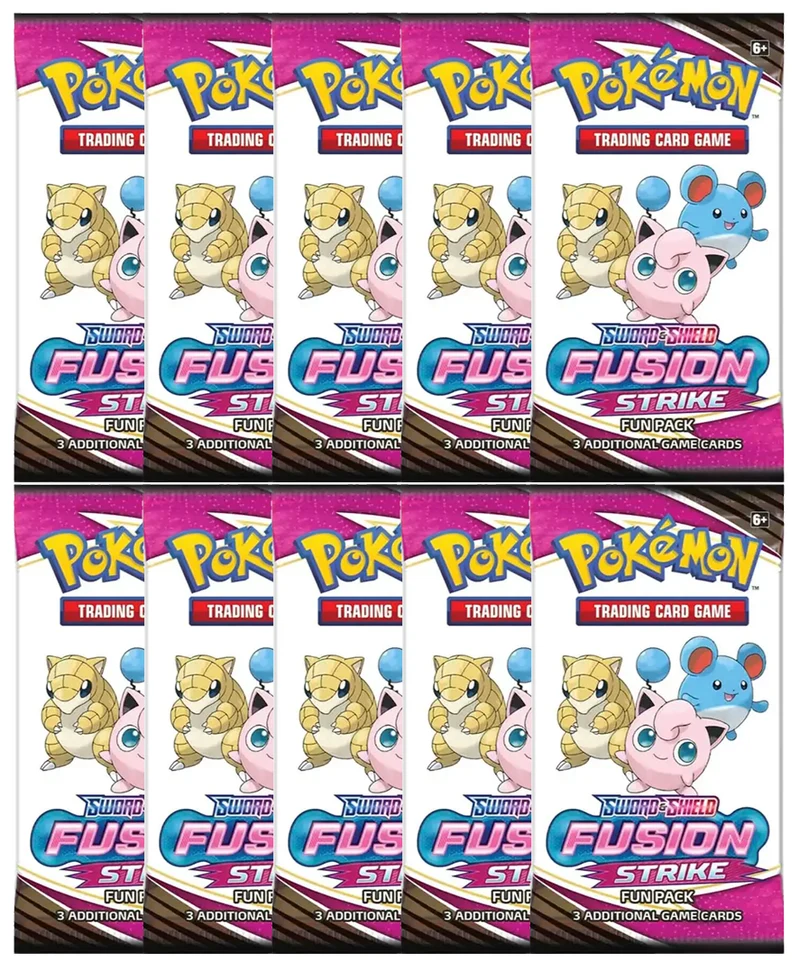 10st Pokemon Fusion Strike Fun Packs