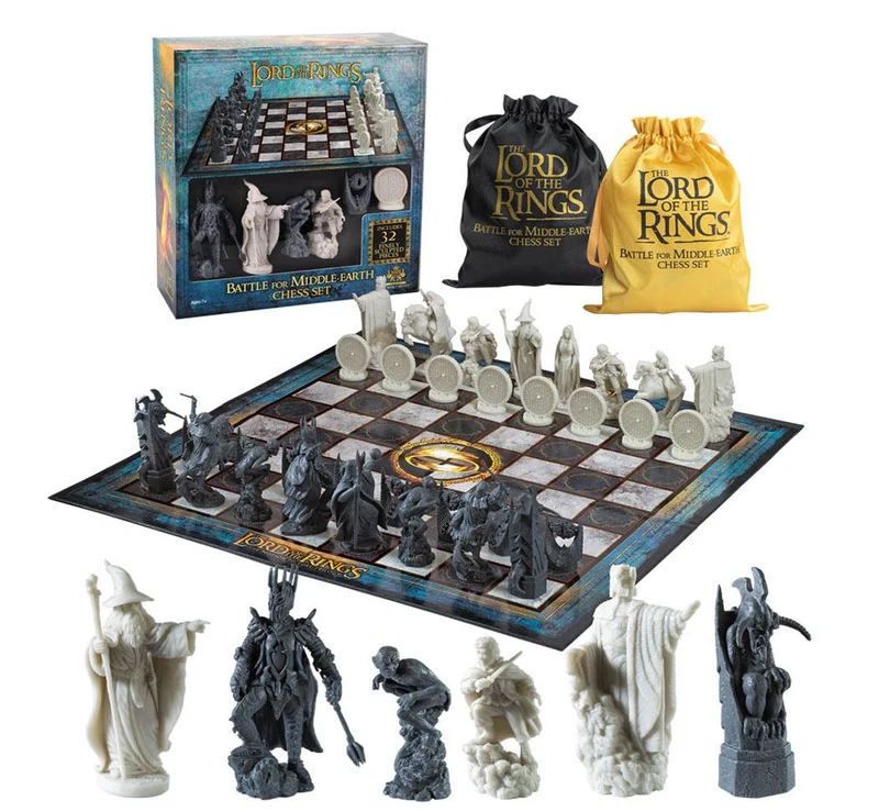 Lord of the Rings Chess Set Battle for Middle Earth Schack