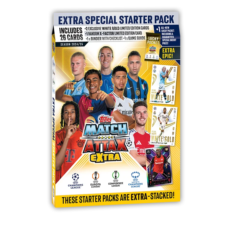 Topps Match Attax 2024/2025 Extra Champions League Starter Pack