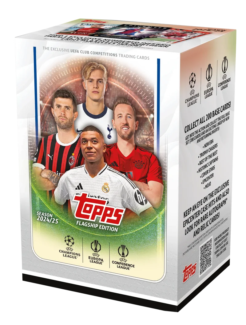 Topps UEFA Club Competitions Flagship 2024/25 Fotbollskort - Value Box