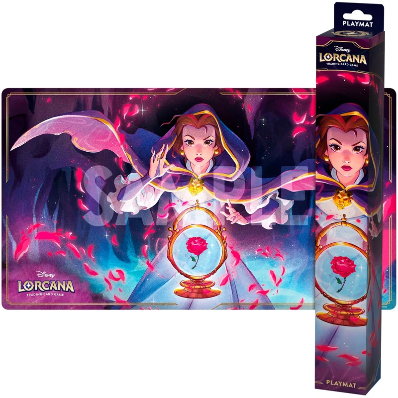 Disney Lorcana TCG: Shimmering Skies Playmat Spelmatta - Belle (kartongskadad)