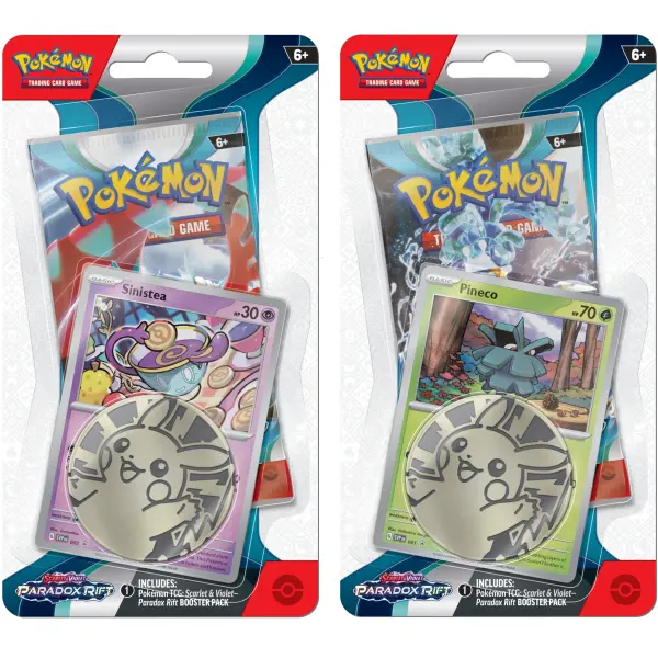 Pokemon Scarlet & Violet 4: Paradox Rift Checklane Booster
