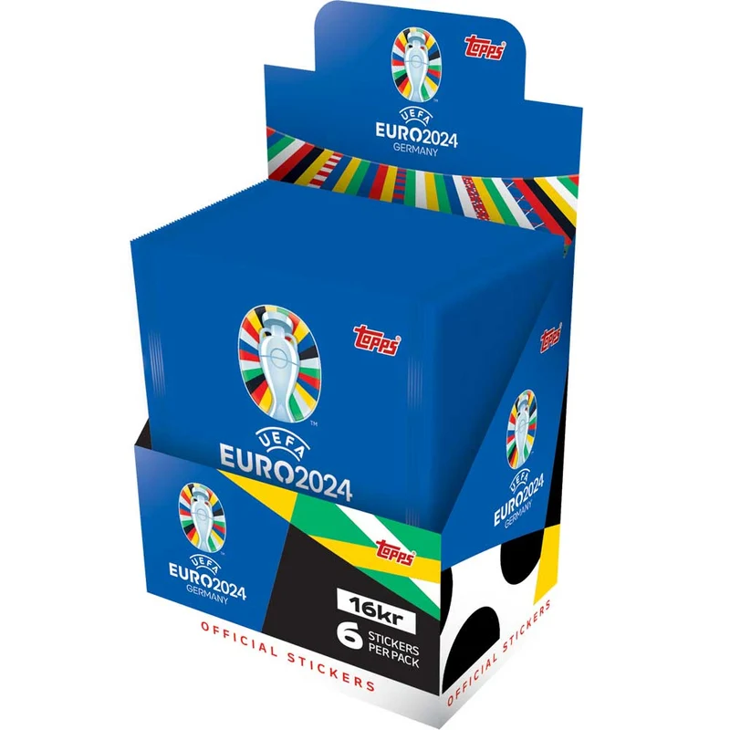 Topps EURO 2024 Stickers Display Box (Klisterbilder) (50 pack)