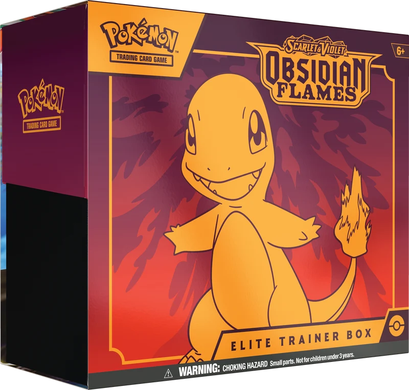 Pokemon Scarlet & Violet 3: Obsidian Flames Elite Trainer Box