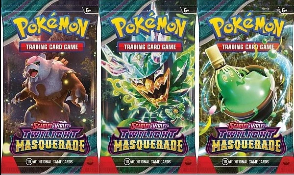 3st Pokemon Twilight Masquerade Boosters (3 paket)
