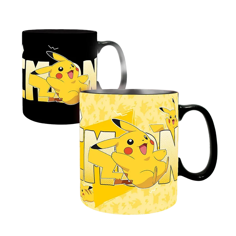 Pokemon Värmeväxlande Mugg – Pikachu (460 ml)
