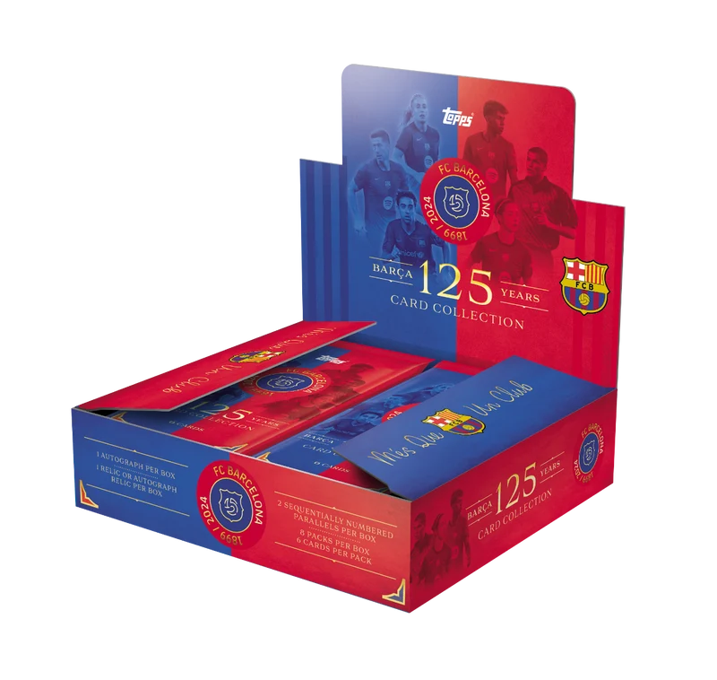 Topps Soccer 125 Years Anniversary FC Barcelona – Hobby Box