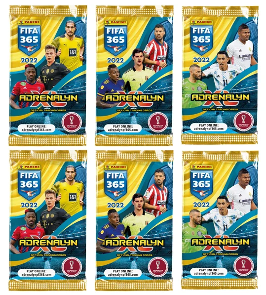 Panini Samlarkort FIFA 2022 Booster Fotbolls VM (6-pack)