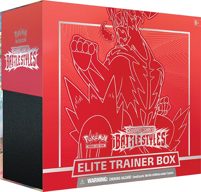 Pokemon Sword & Shield 5 Battle Styles Elite Trainer - Röd