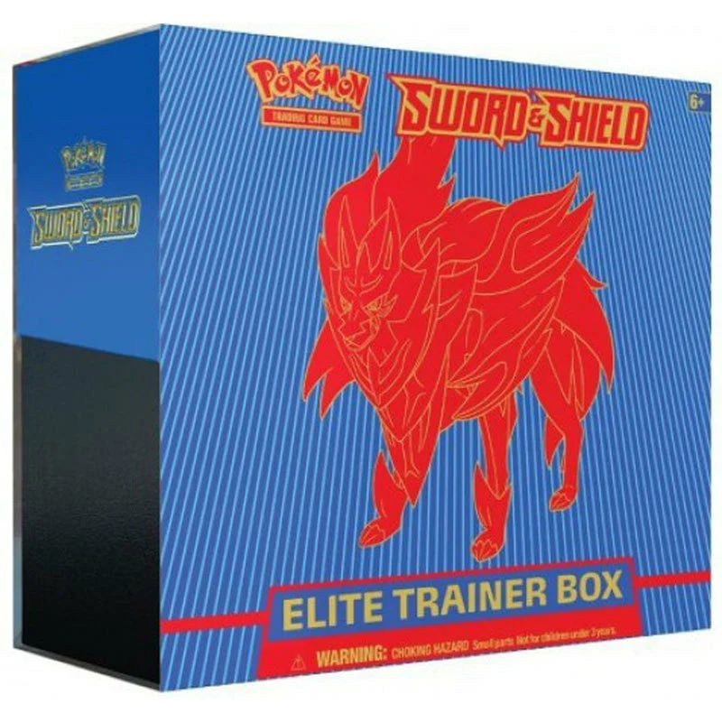 Pokemon Sword & Shield 1 Zamazenta Elite Trainer Box