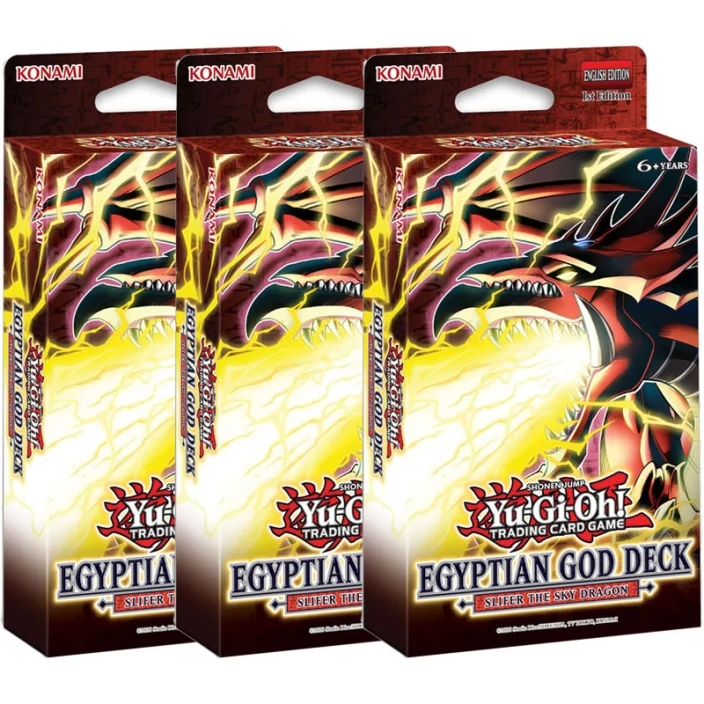 3st Yu-Gi-Oh! Egyptian God Deck: Slifer the Sky Dragon Decks