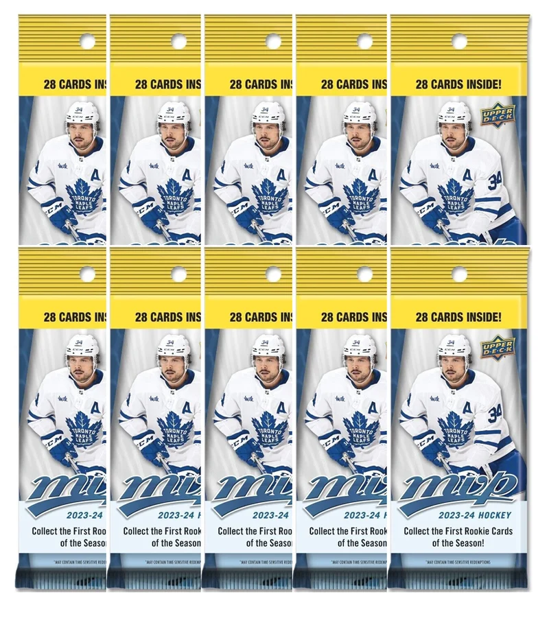 10st Upper Deck NHL MVP 2023-24 Mass Fat Pack