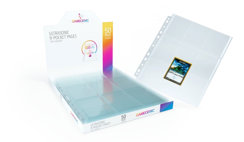 Gamegenic - Ultrasonic 9-Pocket Pages Toploading Display (50 sidor)
