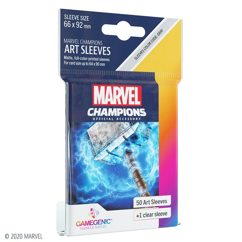Gamegenic Card Sleeves Standard - Marvel Champions: Thor (50-pack)