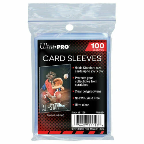 Ultra Pro Standard Sleeves - Regular Soft Card (Penny Sleeves)