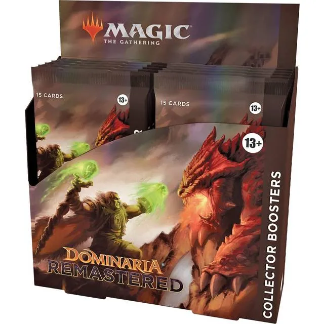 Magic The Gathering Dominaria Remastered Collector Booster Display (12 boosters)