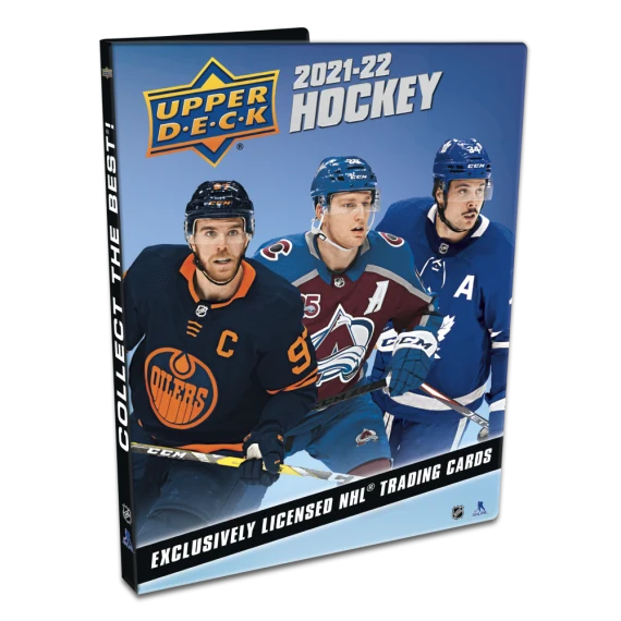 Upper Deck 2021-22 Series 1 Hockey Cards Starter Kit (Pärm +3st boosters)