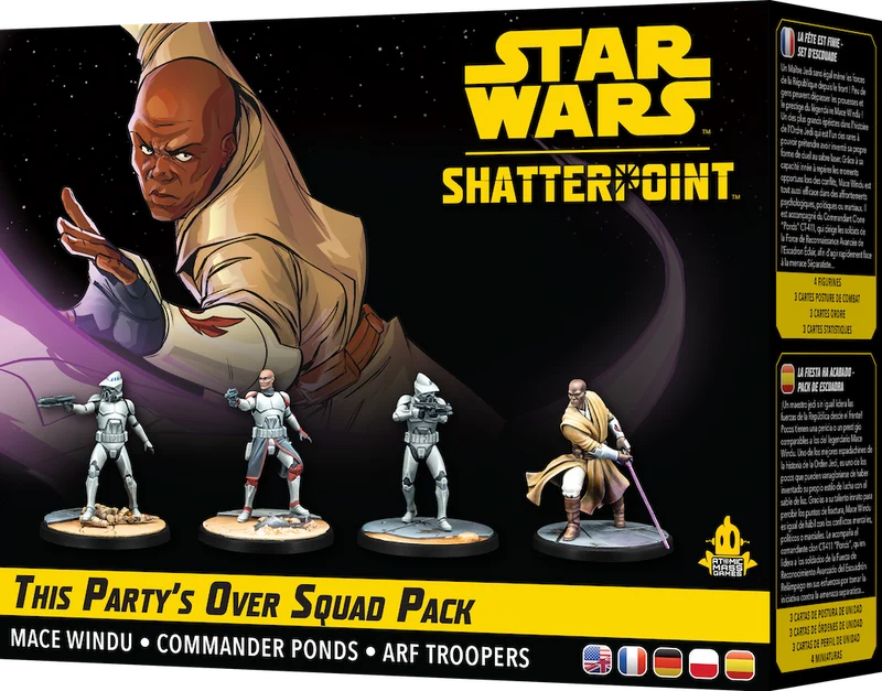 Star Wars - Shatterpoint - This Party's Over: Mace Windu Squad Pack
