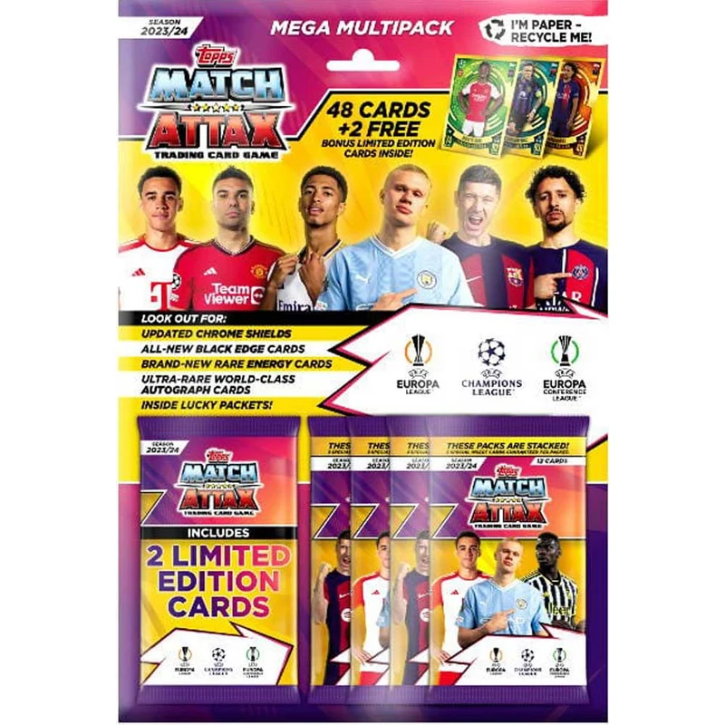 TOPPS Match Attax UEFA Champions League MEGA Multi Pack - Fotbollskort