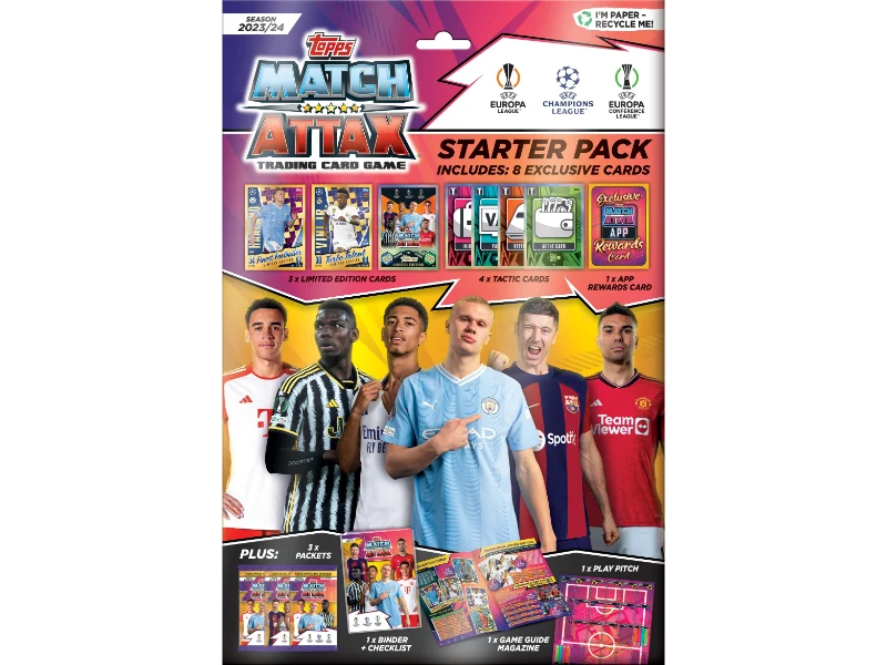TOPPS Match Attax Champions League Starter Pack - Fotbollskort