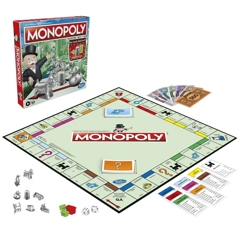 Hasbro Monopoly - Nya utgåvan (Svensk)