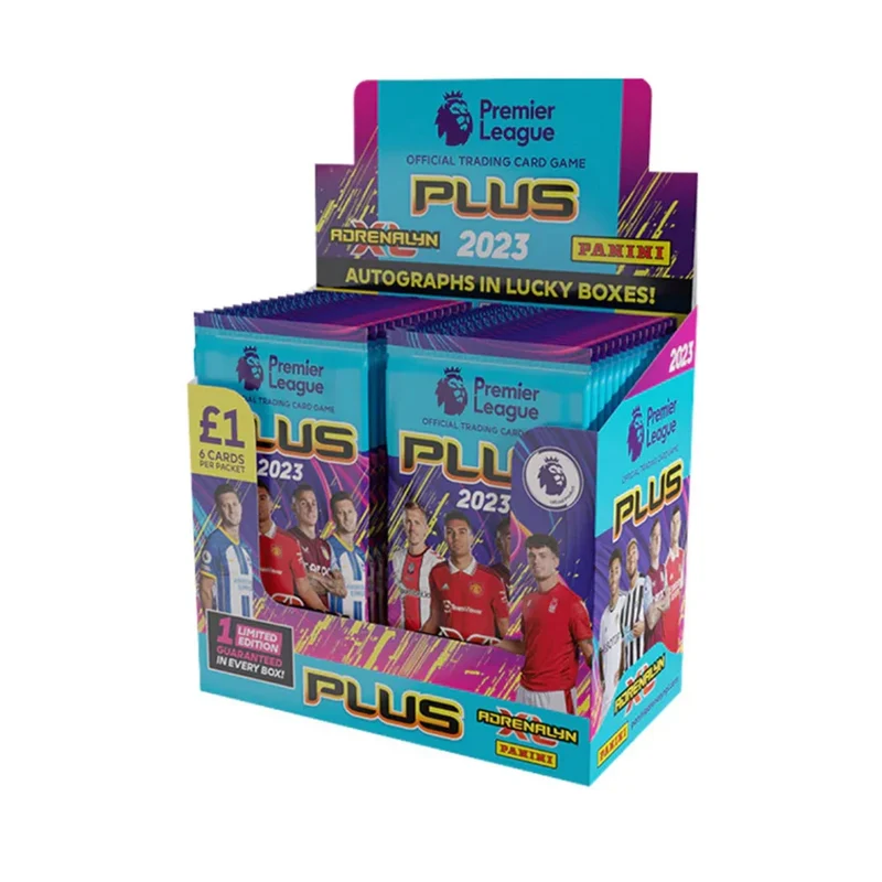 Panini Adrenalyn XL Premier League 2023 PLUS Booster box (50 pack) - fotbollskort