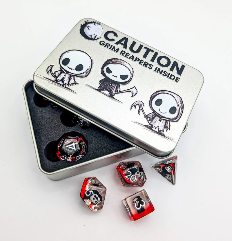 Dice Tin - Mystery Grim Reaper