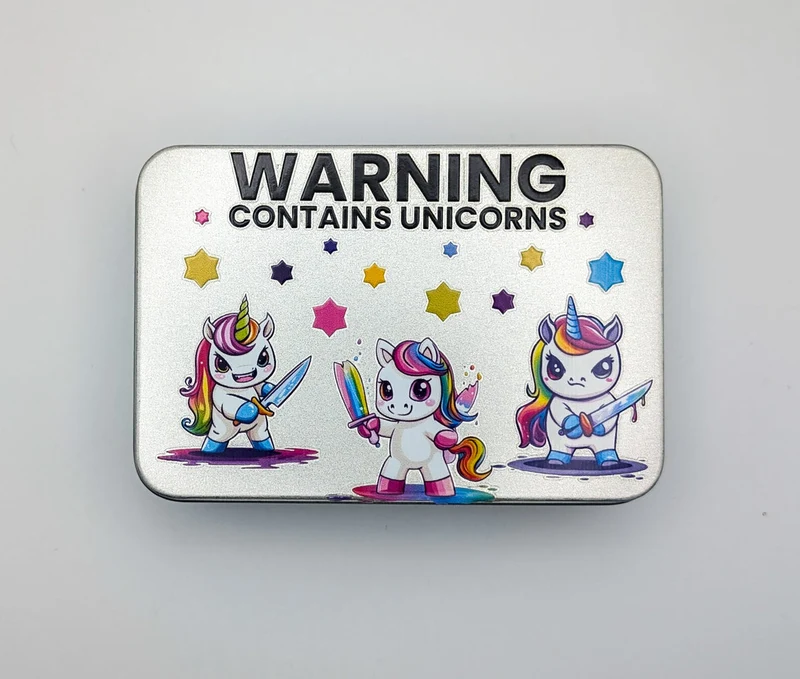 Dice Tin - Mystery Unicorns