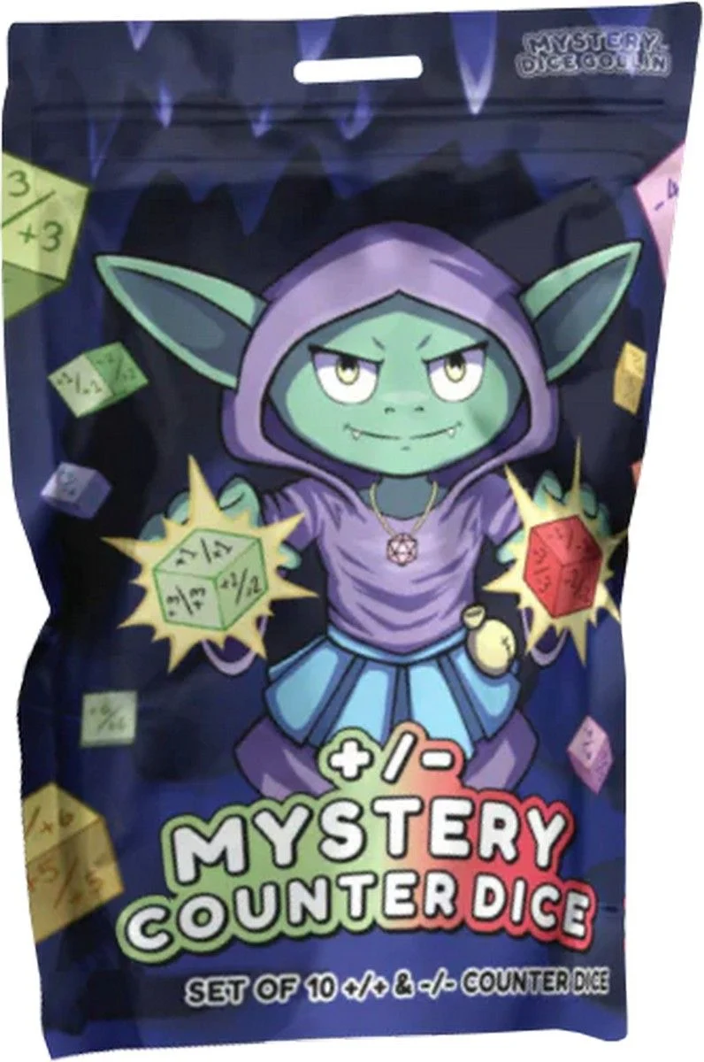 Dice - Mystery Counter Dice Split Bag - +/-