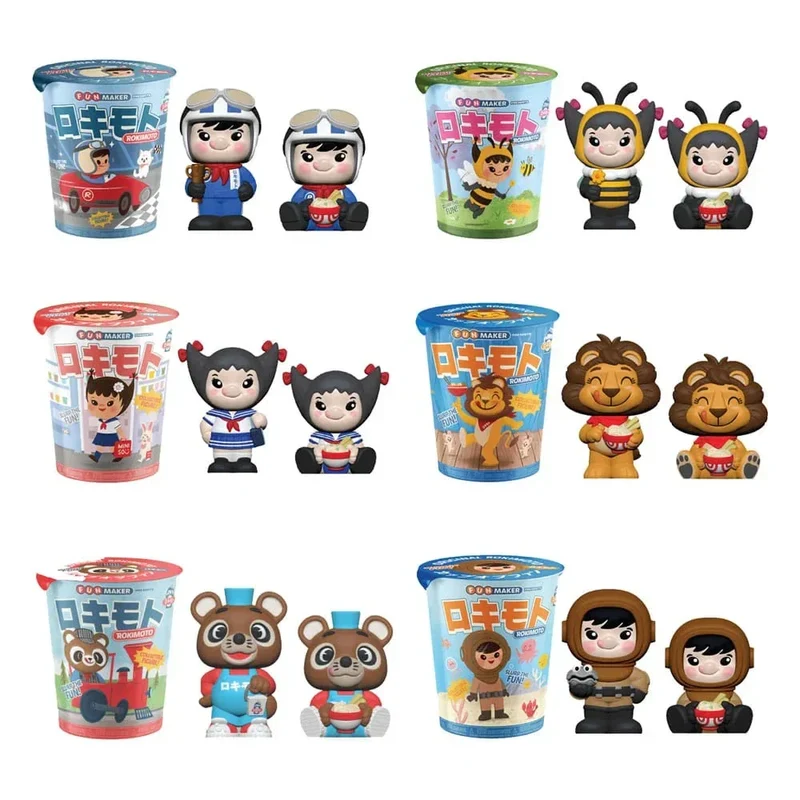 Rokimoto Cup of Fun Blind Box Figures Wave 2 - Display med 12 Stycken