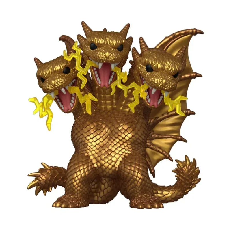heo Exclusive Edition Godzilla Super Sized POP! Movies Figur King Ghidora (Electric) 15 cm
