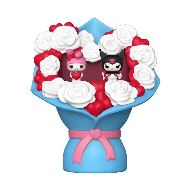 Sanrio Bitty POP! Bouquet Figur 2-Pack My Melody & Kuromi (Valentine) 4 cm