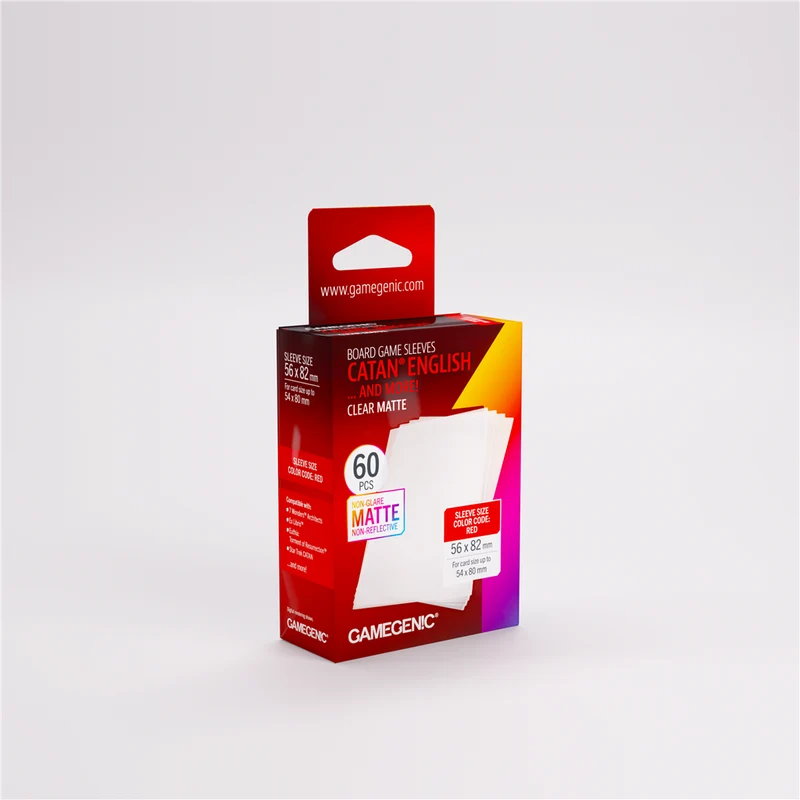 Gamegenic - Board Game Sleeves - Matte Catan (56X82)