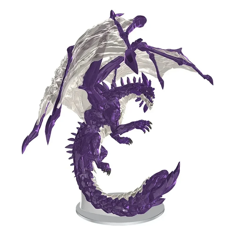 D&D Icons of the Realms Boxed Prepainted Miniatures - Adult Amethyst Dragon 38 cm