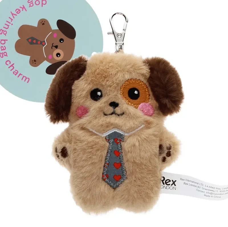 Dog Keyring Bag Charm