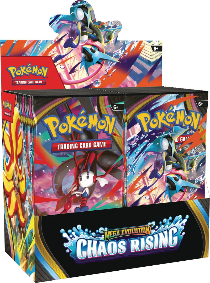 Pokemon TCG: Mega Evolution 4 - Chaos Rising Booster Display