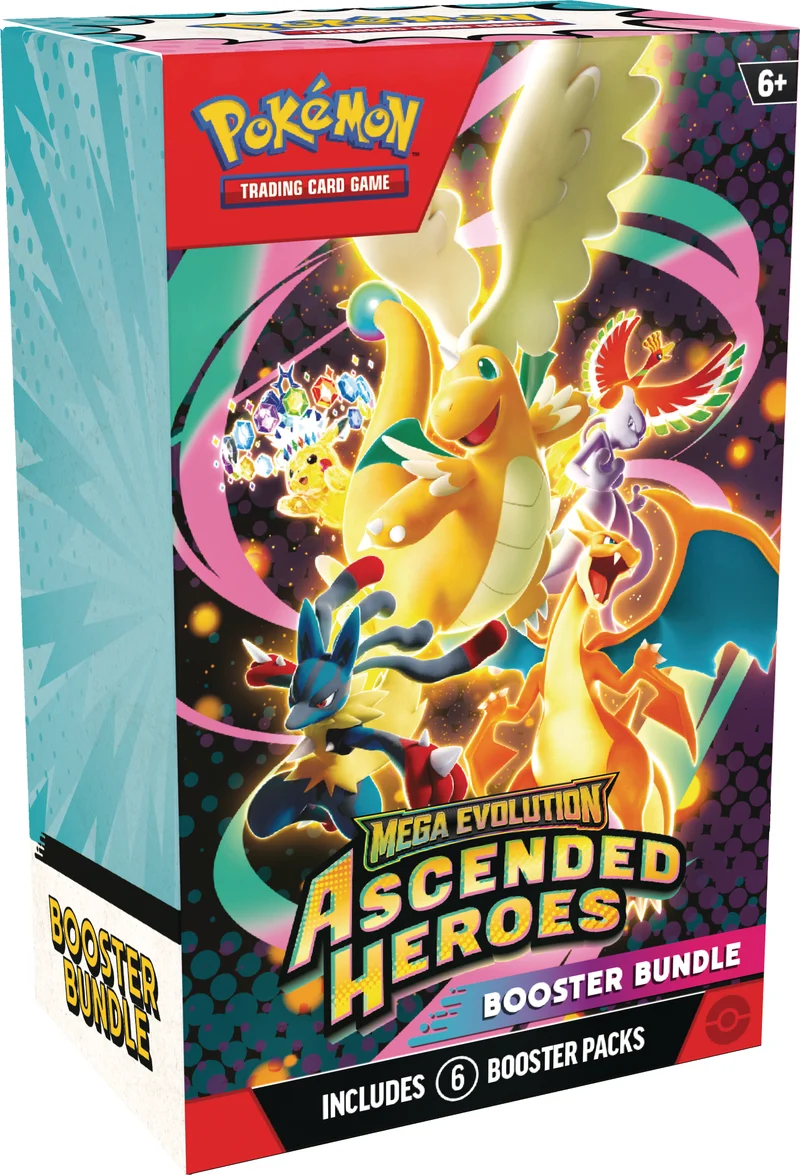 POKEMON - ASCENDED HEROES ENHANCED Booster Bundle (6 st boosters)