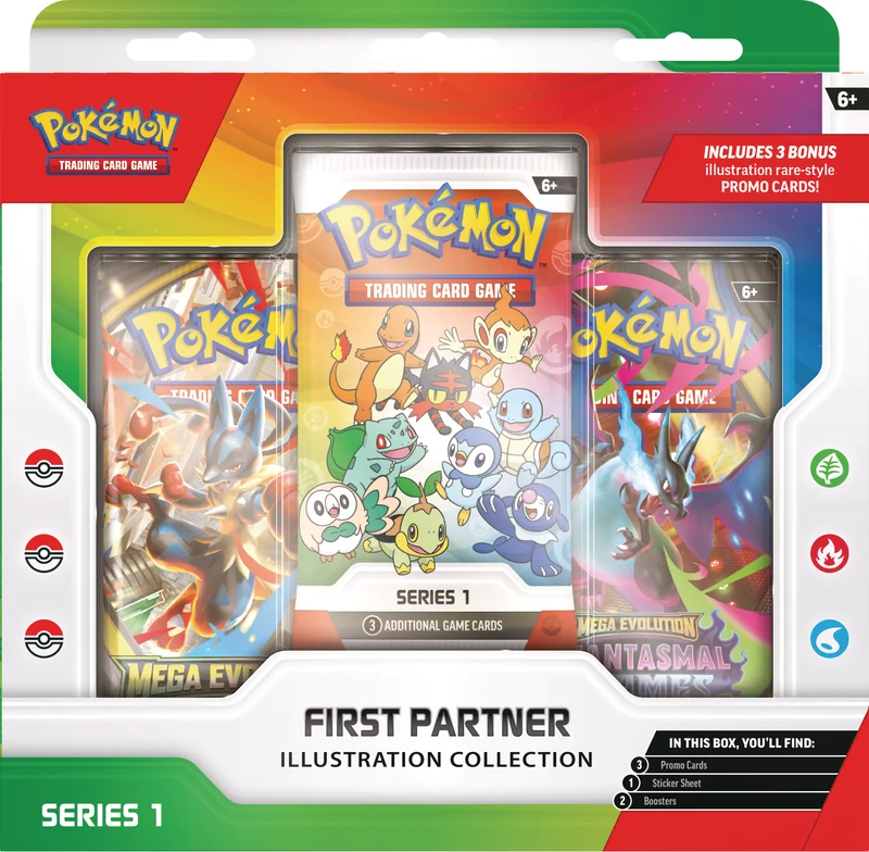 Pokémon - TCG: First Partner Illustration Collections: Serie 1